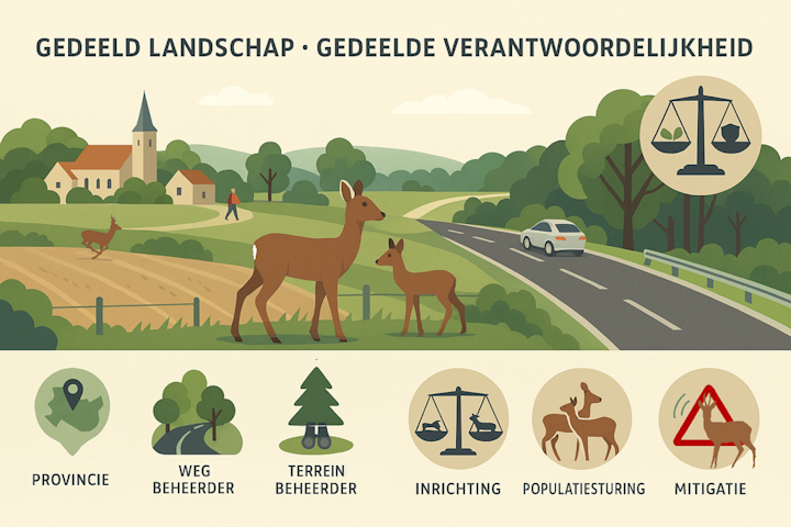 Illustratie: Inzicht in samenleven met reeën